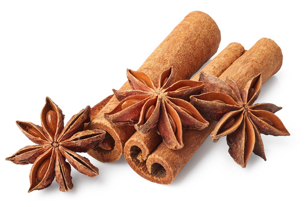 Star anise and cinnamon  - Photo, Image