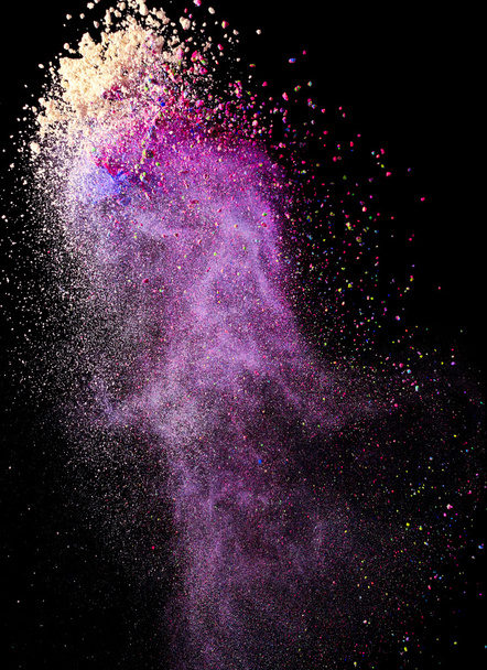 Splashes of colourful powder - Photo, Image