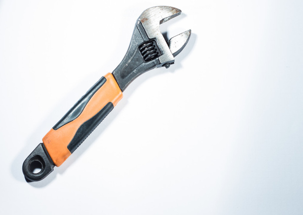 wrench on a white background - Φωτογραφία, εικόνα