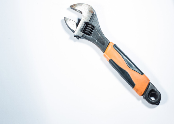 wrench on a white background - Foto, Bild