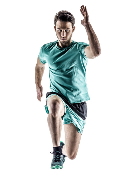 man runner jogger running  isolated - Фото, зображення