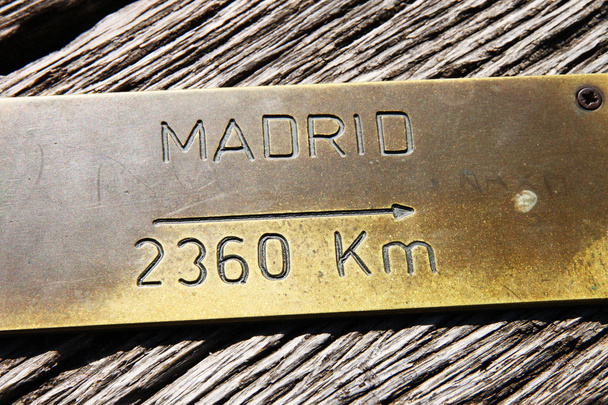 Madrid indicator Route - Foto, afbeelding