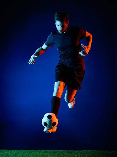 Soccer player Man isolated - Foto, afbeelding