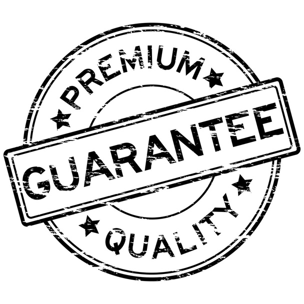 Grunge guarantee premium quality stamp - Vector, Image