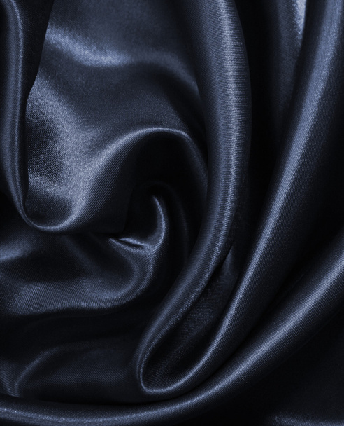 Smooth elegant dark grey silk or satin as background - Fotoğraf, Görsel