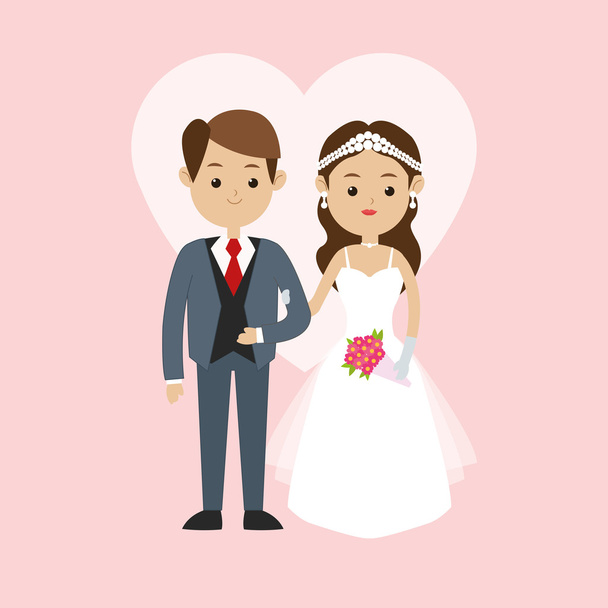 Παντρεμένος σχεδιασμού. Εικονίδιο του γάμου. Πολύχρωμη εικονογράφηση, διανυσματική - Διάνυσμα, εικόνα