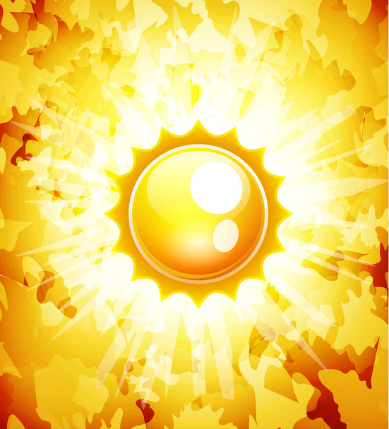 Sunshine vector abstract background - Vector, Image