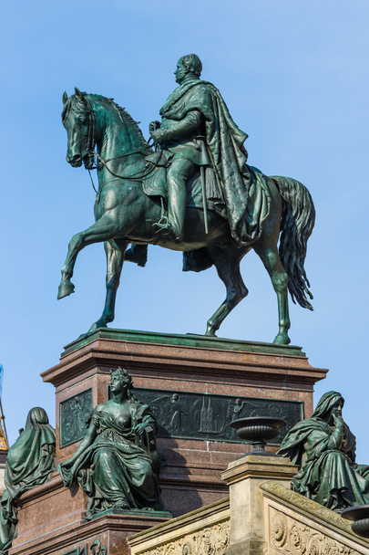 The equestrian statue of Frederick William IV by Alexander Calandrelli - Foto, afbeelding
