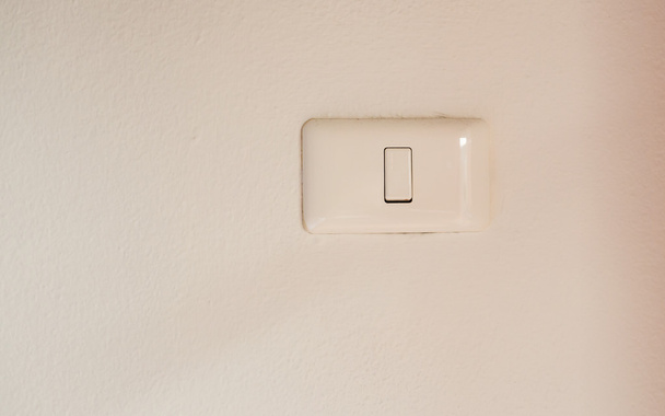 Interruptor luz blanca
 - Foto, Imagen