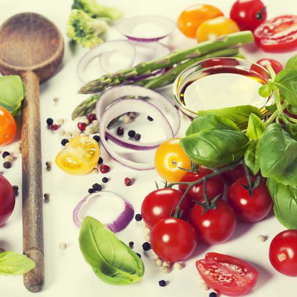Verduras frescas - concepto de cocina
 - Foto, imagen