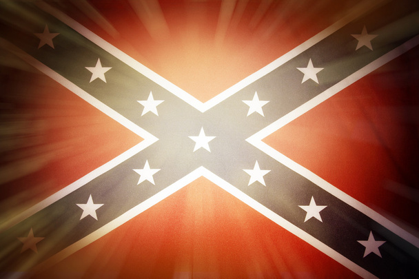 helle Konföderiertenflagge - Foto, Bild