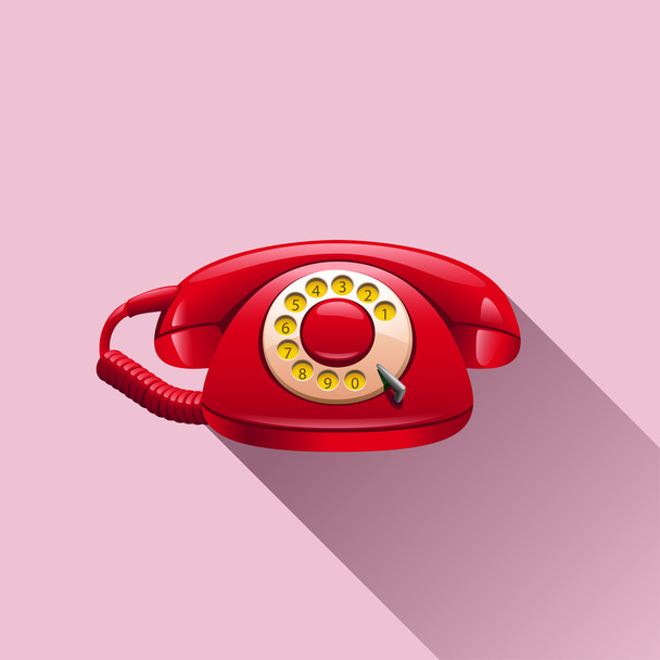 red phone 03 - Wektor, obraz