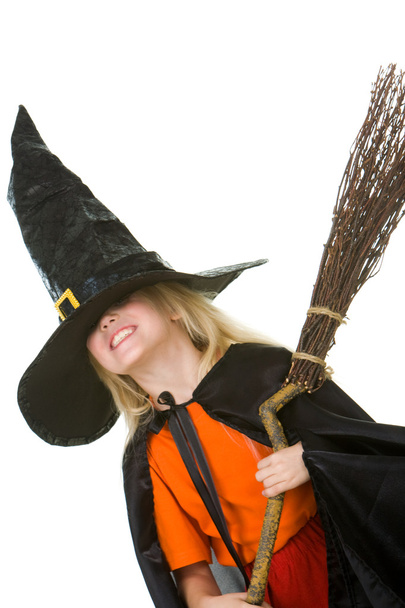 Chica en traje de Halloween
 - Foto, imagen