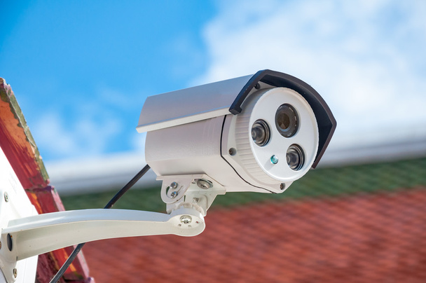Security CCTV Camera   for monitoring the movement and safety. - Photo, Image