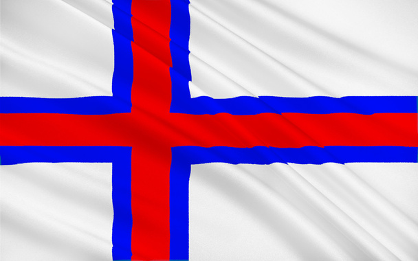 Flaga Wysp Owczych - Zdjęcie, obraz