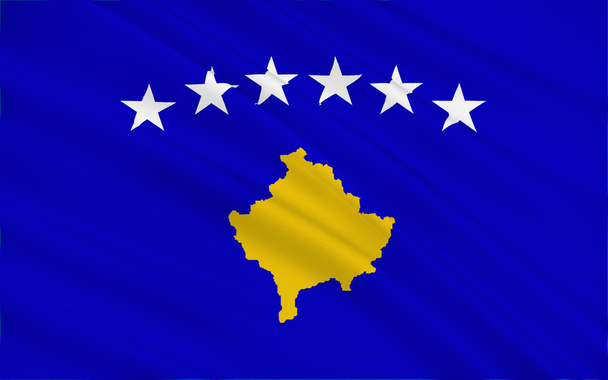 Bandera de kosovo
 - Foto, imagen