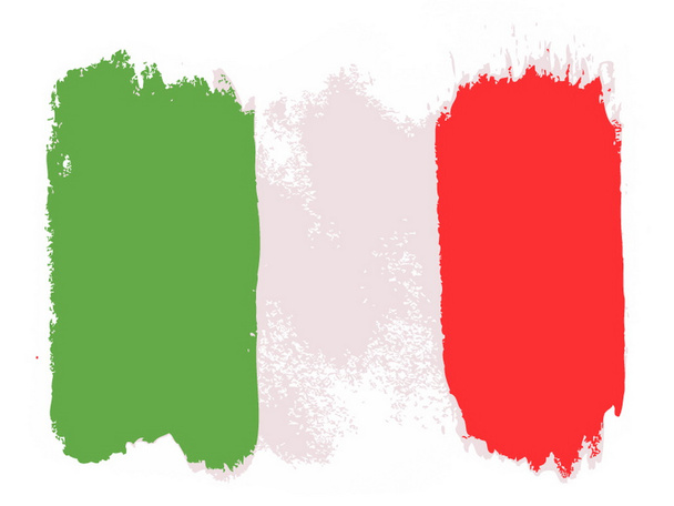 Flagge Italiens - Vektor, Bild