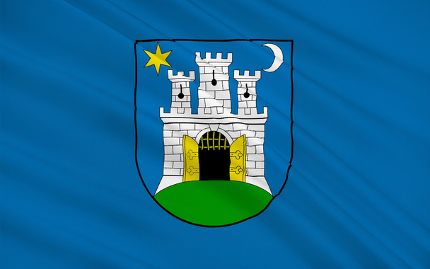 Флаг Загреба
 - Фото, изображение