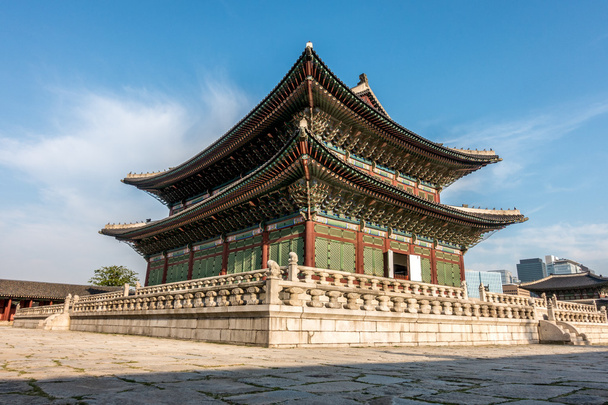 o Palácio Gyeongbokgung
 - Foto, Imagem