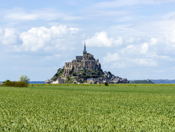 Mont Saint Michel Abbey, Normandia / Bretanha, França
 - Foto, Imagem