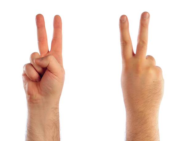 mannelijke handen tellen - Foto, afbeelding