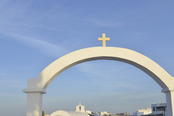 Chapel Oia Santorini - Fotoğraf, Görsel