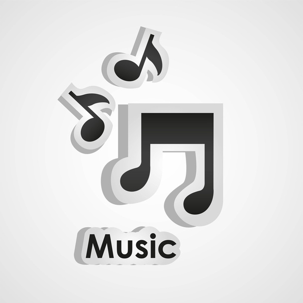Иконы музыки
 - Вектор,изображение