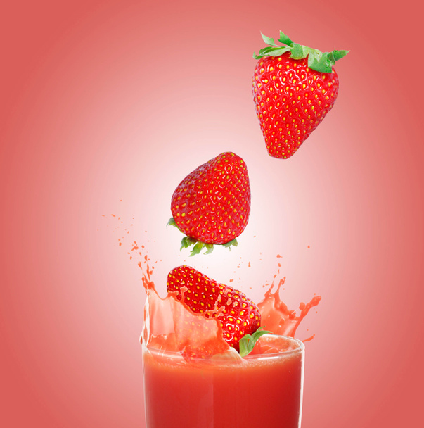 Strawberry juice - Photo, image