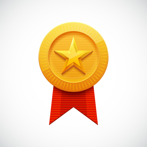Gold Star Award - Vector, Imagen