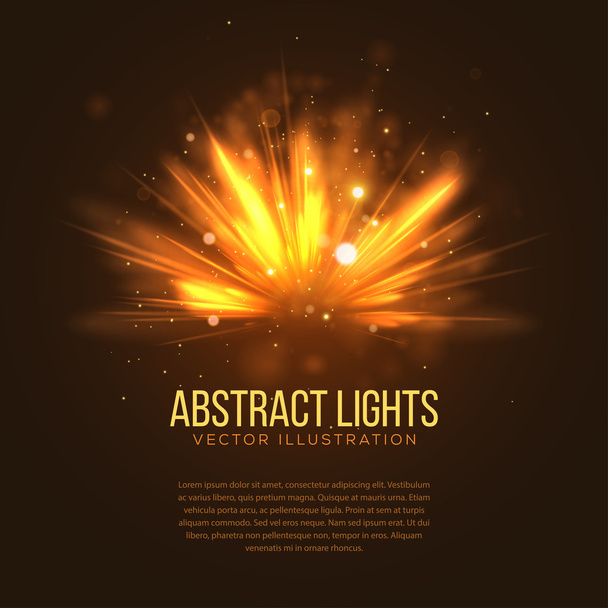 Abstracte vakantie licht - Vector, afbeelding