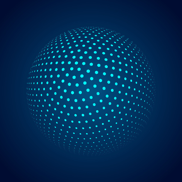 Abstract 3D Sphere  - Vector, afbeelding