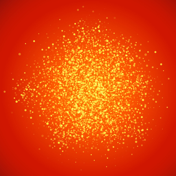 Abstract Orange Blot of Dots - Вектор,изображение