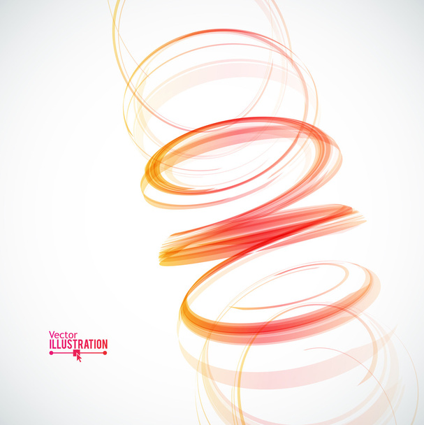 Abstract Spiral on White - Vector, Image