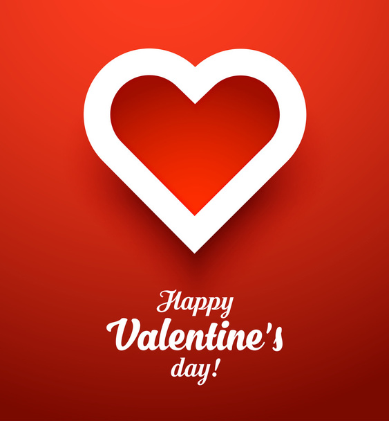 Happy Valentines Day Card - Vektor, kép