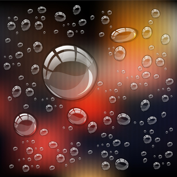 Gotas de agua abstractas
 - Vector, Imagen