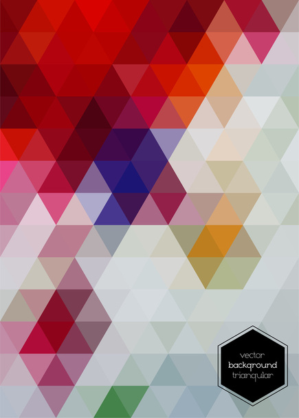 Abstract geometric triangular background - Vector, Image