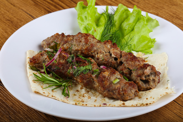 Grilled Lamb kebab - Φωτογραφία, εικόνα