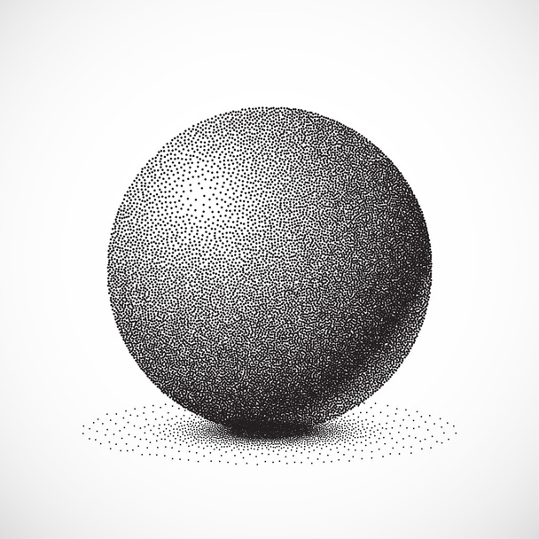 Dotwork Engraved Ball - Vecteur, image