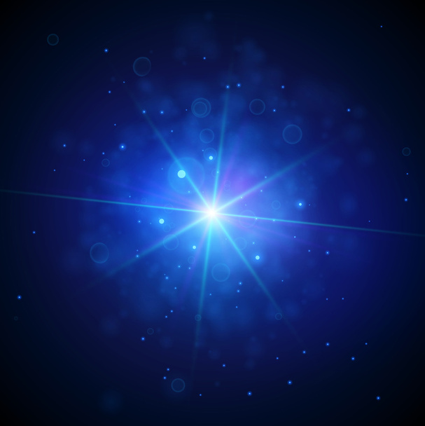 Fondo de luz estrella
 - Vector, Imagen