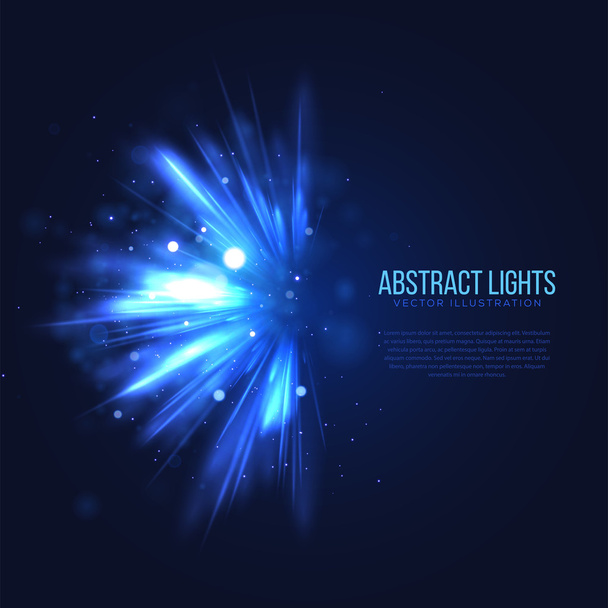Abstract Light Rays - Vector, imagen