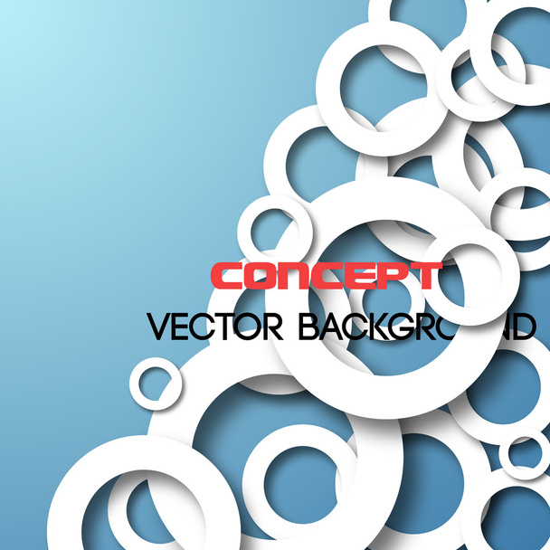 Círculos de papel
 - Vector, imagen