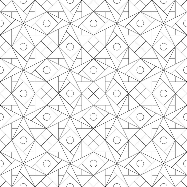 幾何学的なシームレスなパターン。ベクターイラスト - ベクター画像