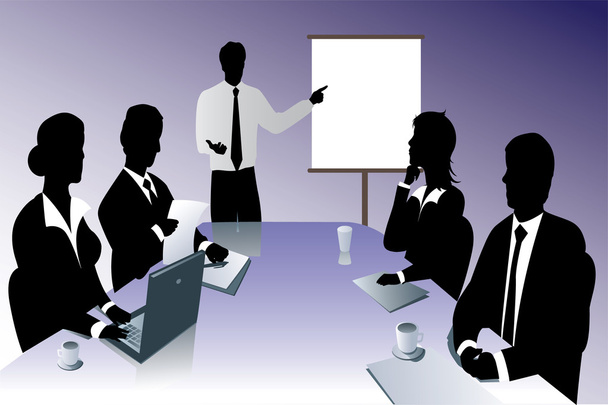 Business meeting - Vector, Image