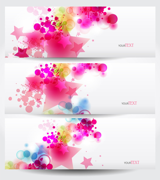 Vector background with Abstract stars - Vecteur, image