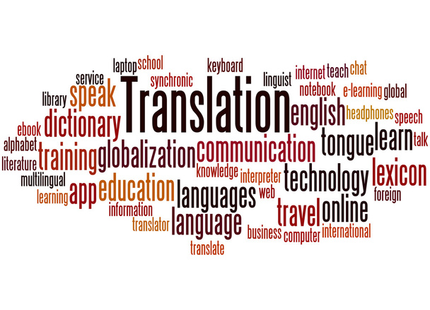 Translation, word cloud concept 9 - Photo, Image