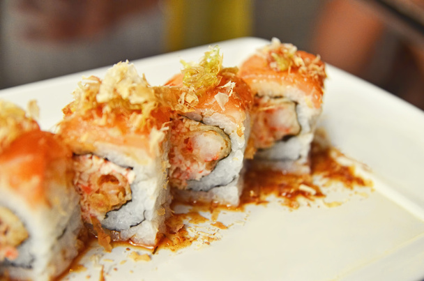 ένα πιάτο σούσι - Φωτογραφία, εικόνα
