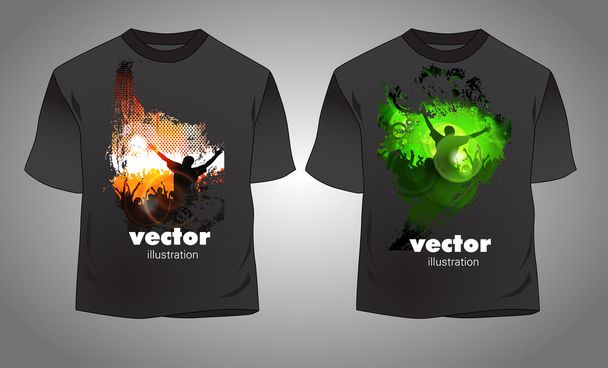 Vector. Diseño de camiseta
 - Vector, Imagen