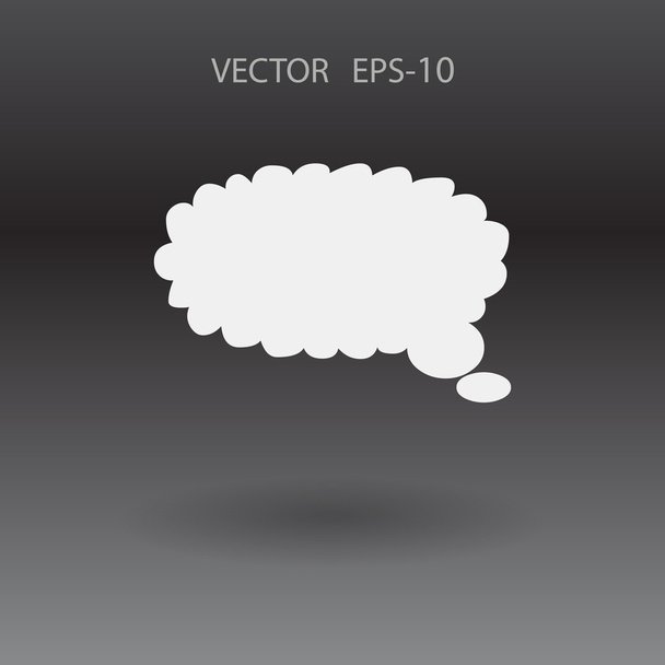 Flat  icon of a communication - Vector, Image
