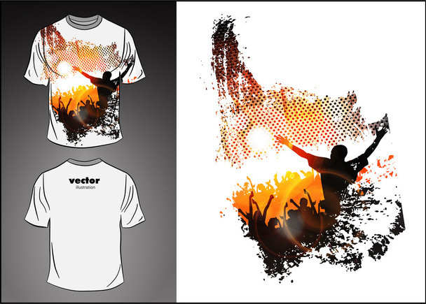 Vector. T-shirt design - Vector, afbeelding