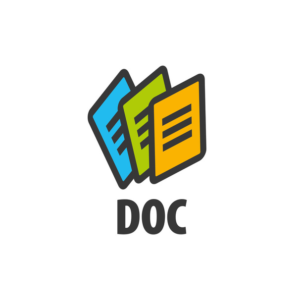 vector logo document - Vector, Image